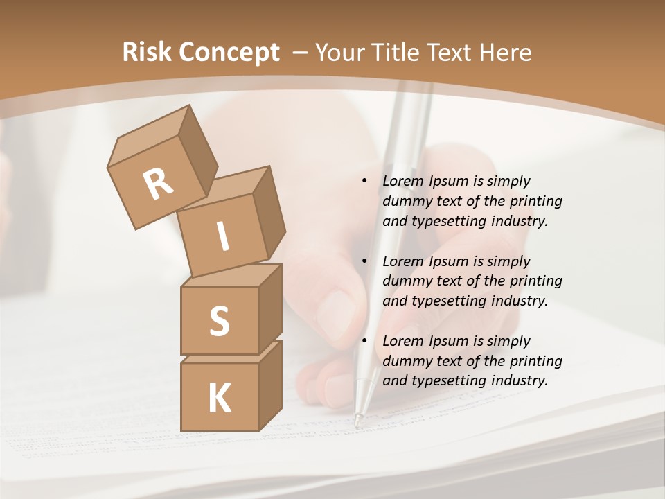Cube Big Cityscape PowerPoint Template