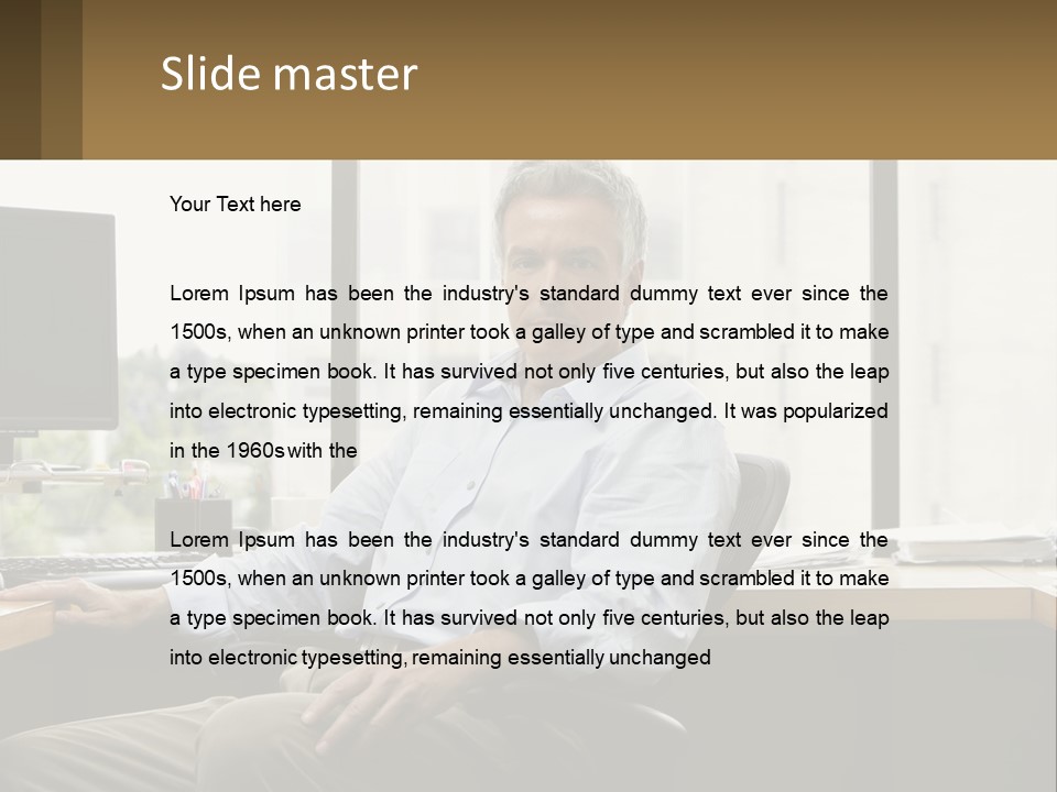 Sphere Light House PowerPoint Template