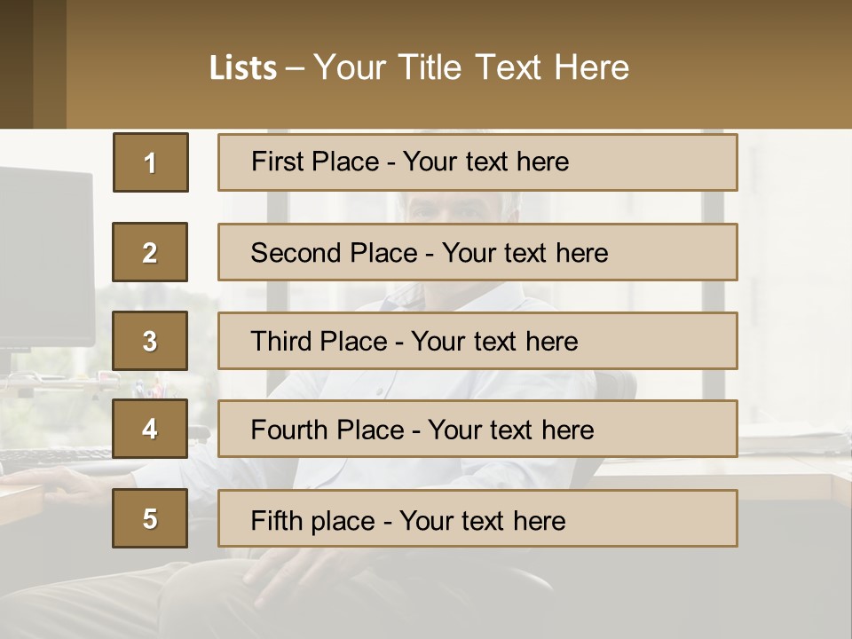 Sphere Light House PowerPoint Template