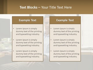 Sphere Light House PowerPoint Template