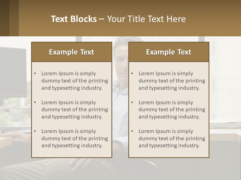 Sphere Light House PowerPoint Template