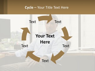 Sphere Light House PowerPoint Template