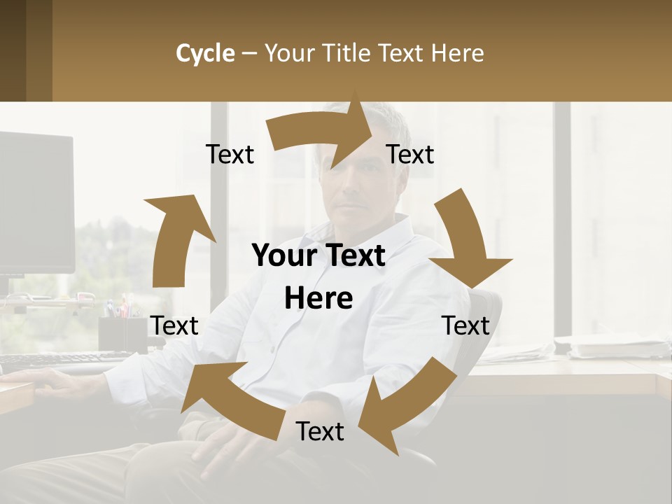 Sphere Light House PowerPoint Template