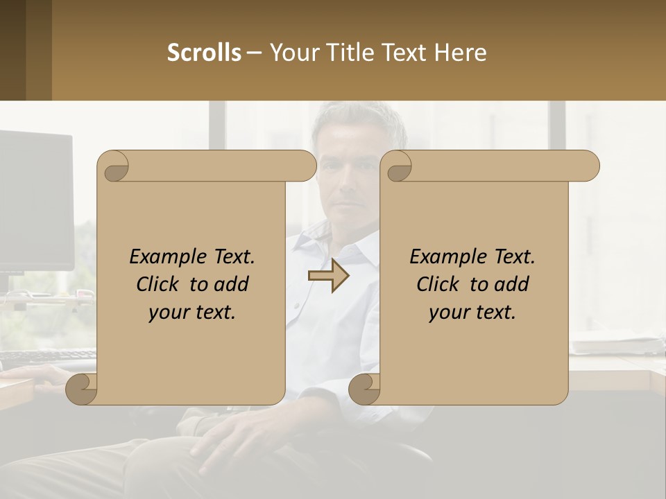 Sphere Light House PowerPoint Template