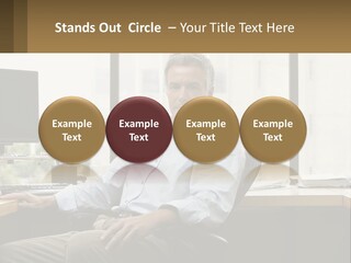 Sphere Light House PowerPoint Template