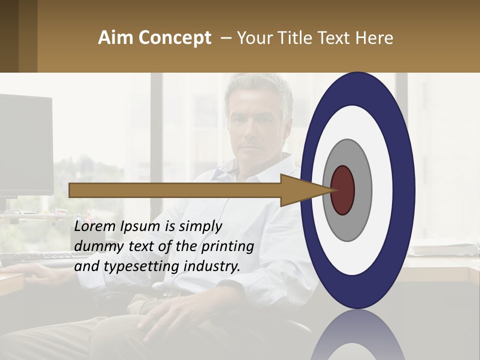 Sphere Light House PowerPoint Template