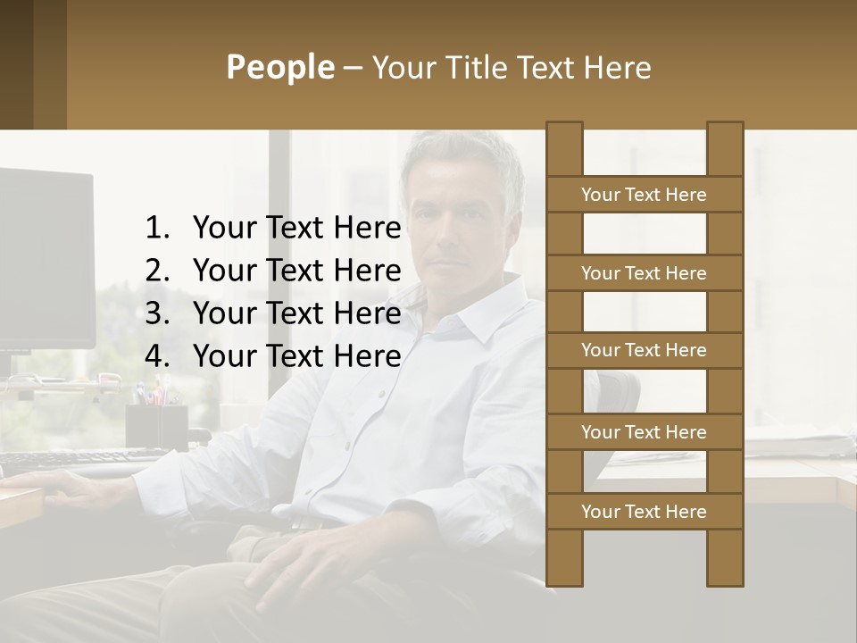 Sphere Light House PowerPoint Template