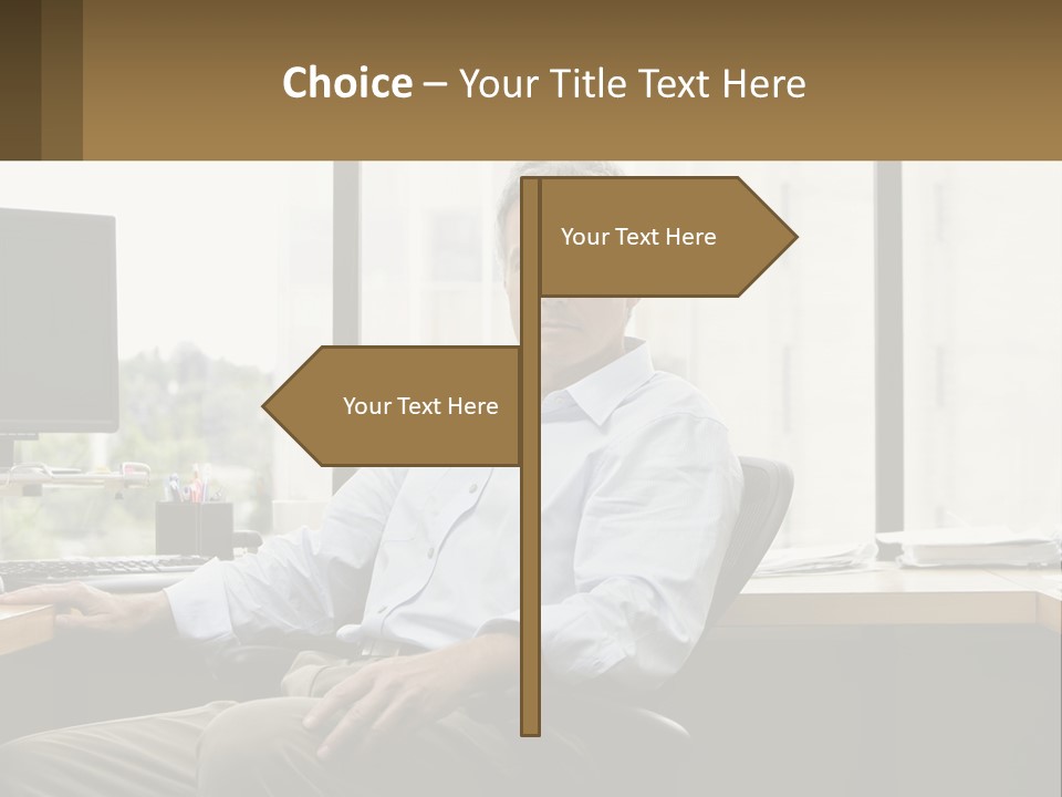 Sphere Light House PowerPoint Template