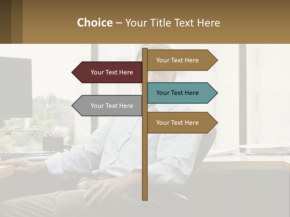 Sphere Light House PowerPoint Template