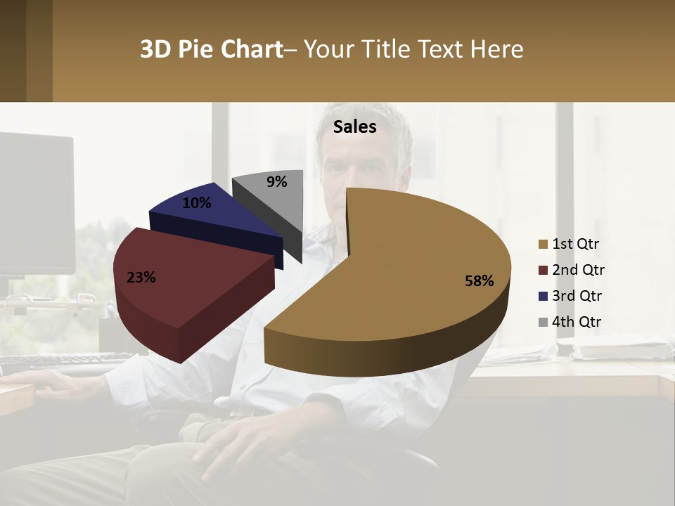 Sphere Light House PowerPoint Template
