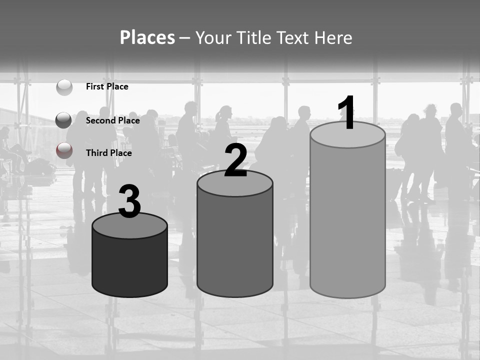 Urban Building Square PowerPoint Template