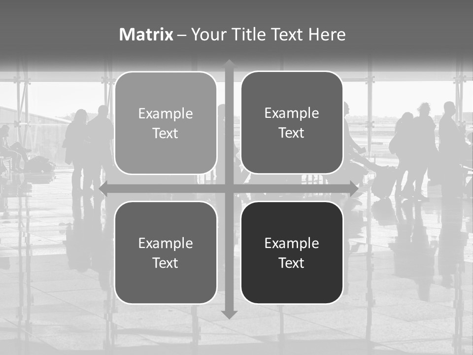 Urban Building Square PowerPoint Template