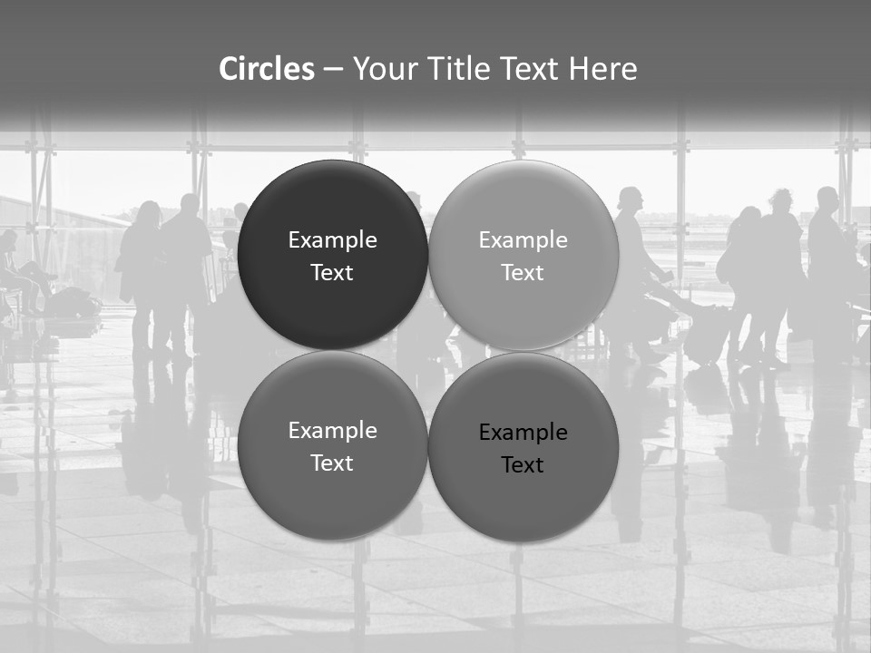 Urban Building Square PowerPoint Template