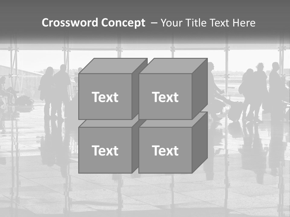 Urban Building Square PowerPoint Template