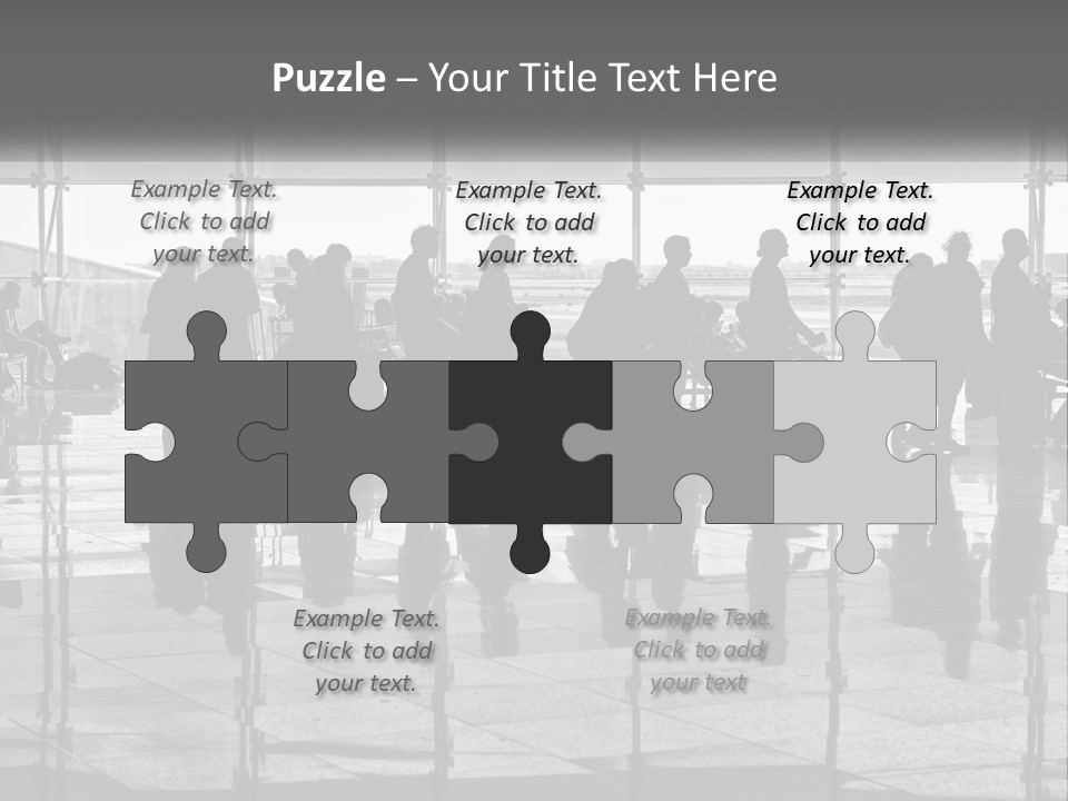 Urban Building Square PowerPoint Template