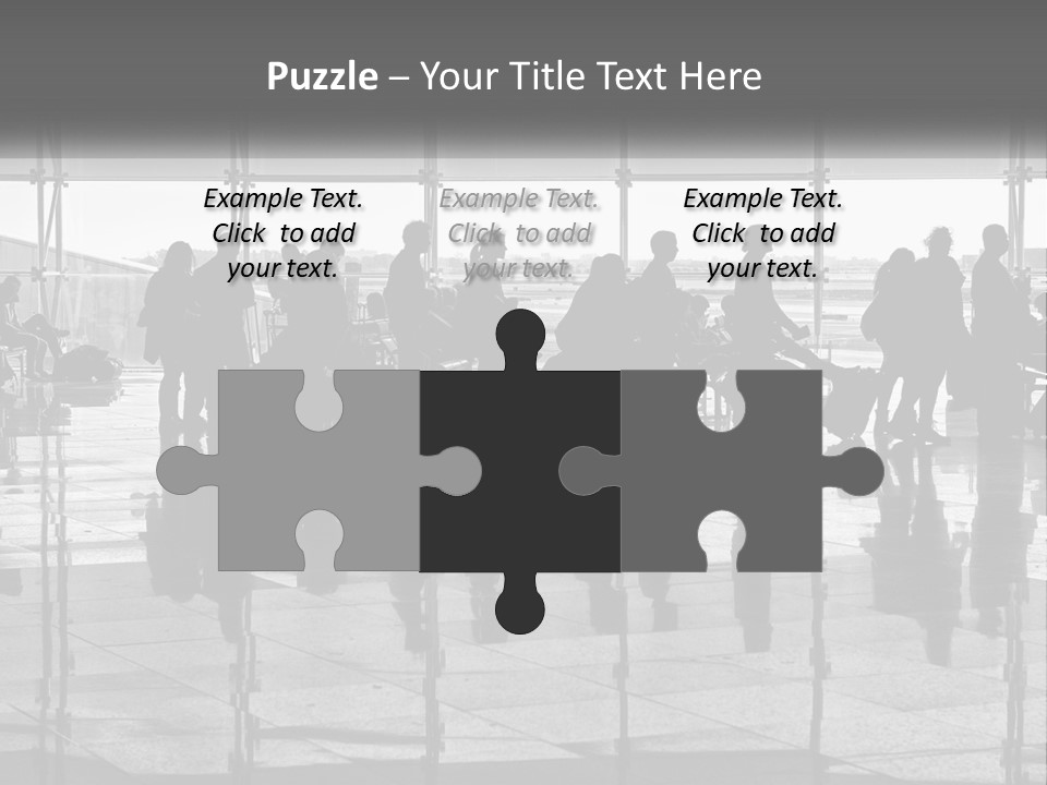 Urban Building Square PowerPoint Template