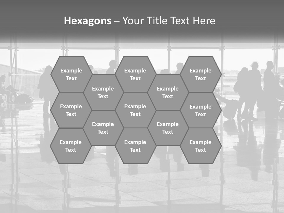 Urban Building Square PowerPoint Template