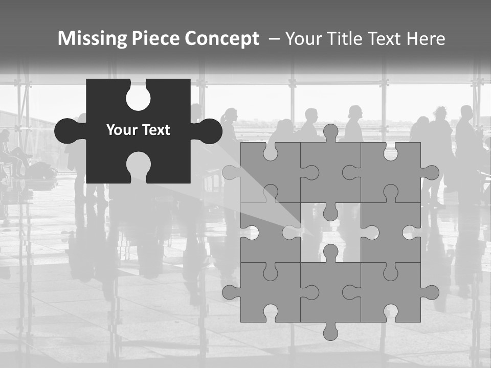 Urban Building Square PowerPoint Template