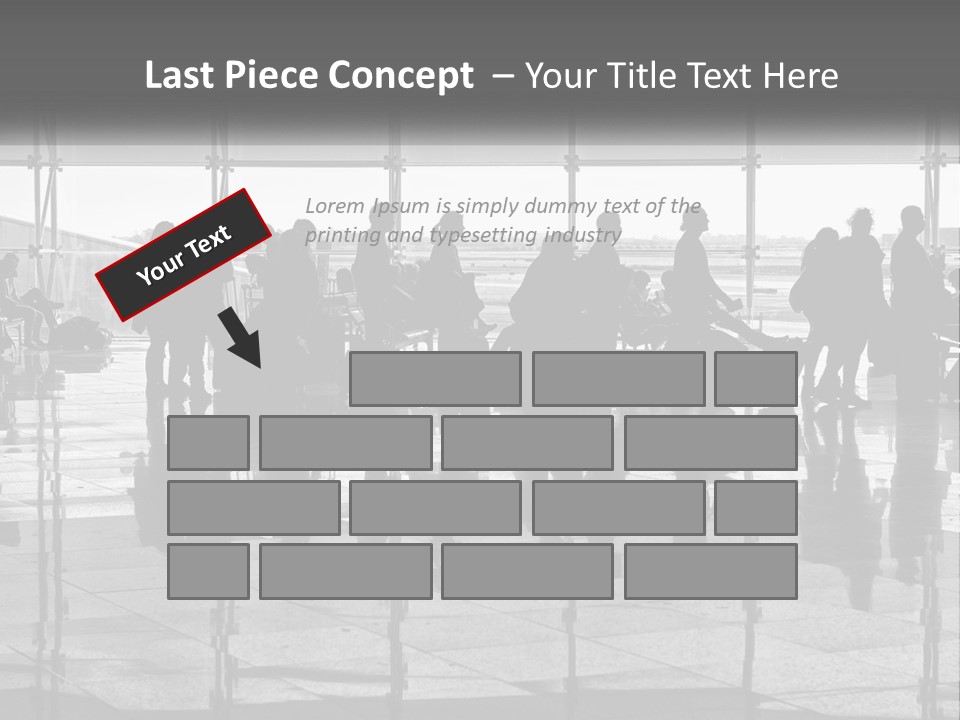 Urban Building Square PowerPoint Template