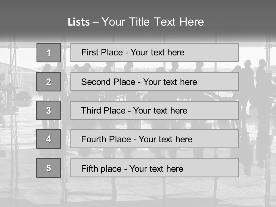 Urban Building Square PowerPoint Template