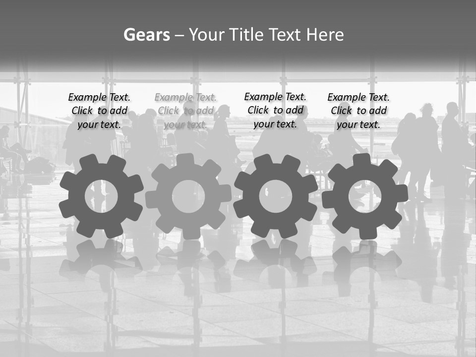 Urban Building Square PowerPoint Template