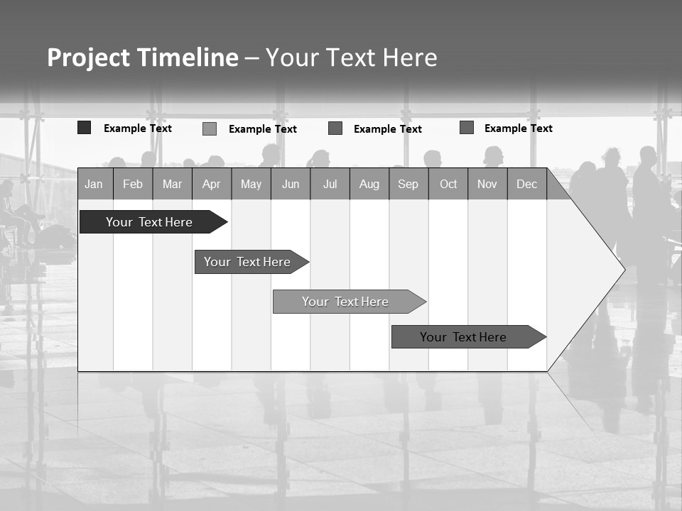 Urban Building Square PowerPoint Template