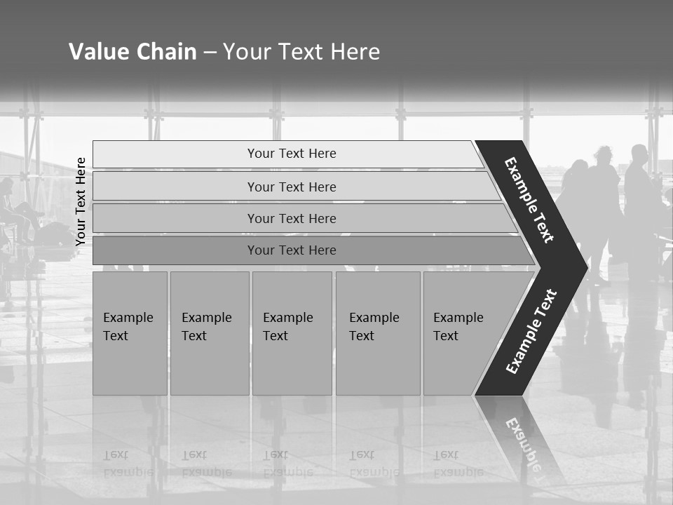 Urban Building Square PowerPoint Template