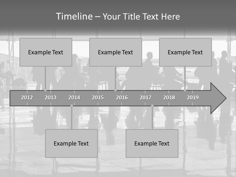 Urban Building Square PowerPoint Template