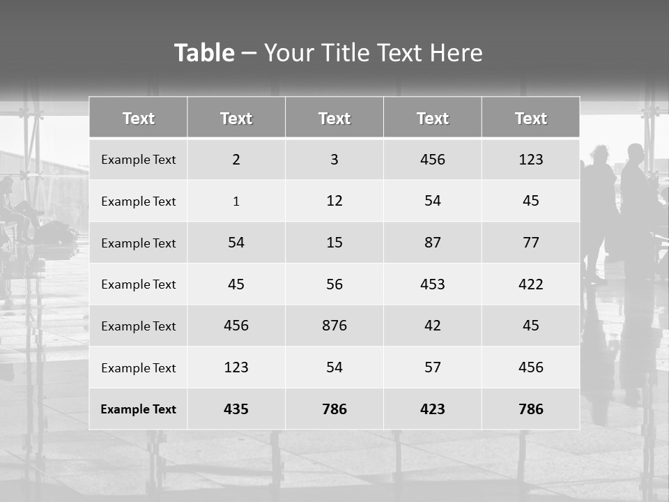 Urban Building Square PowerPoint Template