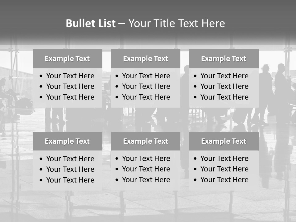 Urban Building Square PowerPoint Template