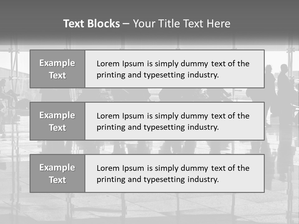 Urban Building Square PowerPoint Template