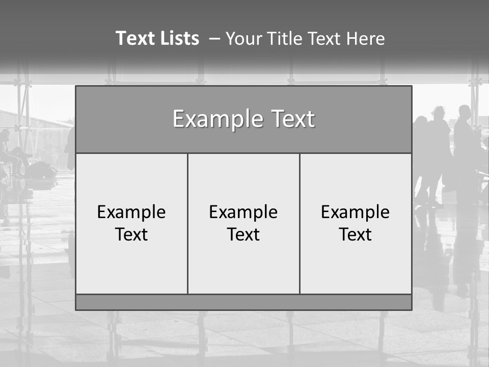 Urban Building Square PowerPoint Template