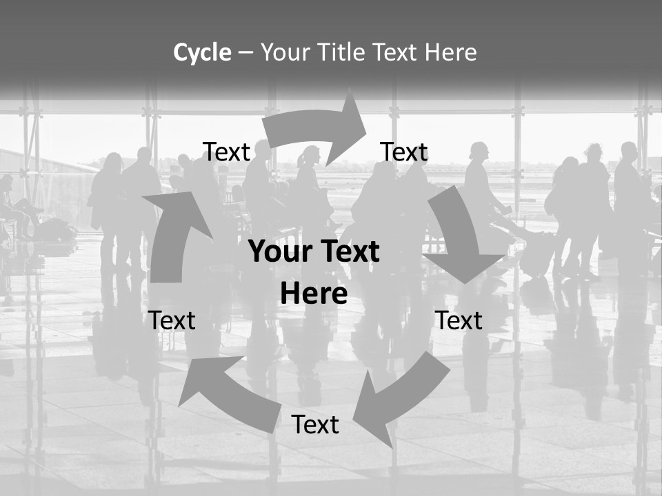 Urban Building Square PowerPoint Template