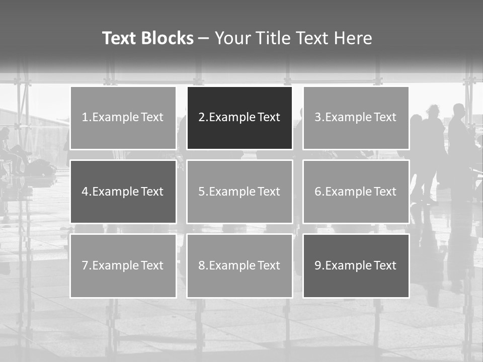 Urban Building Square PowerPoint Template