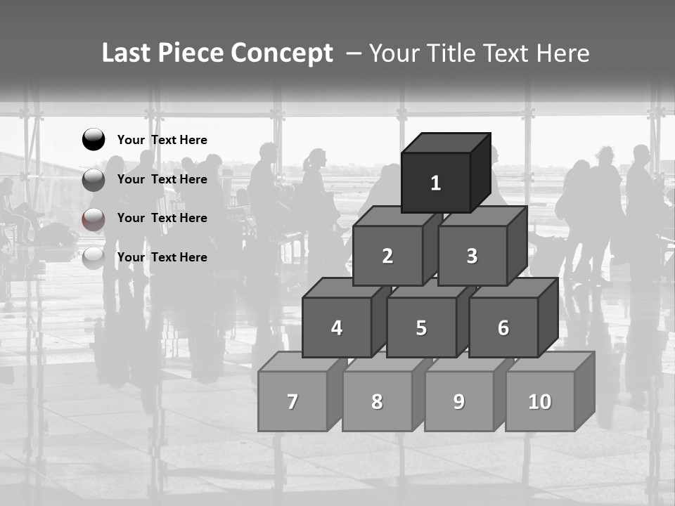Urban Building Square PowerPoint Template