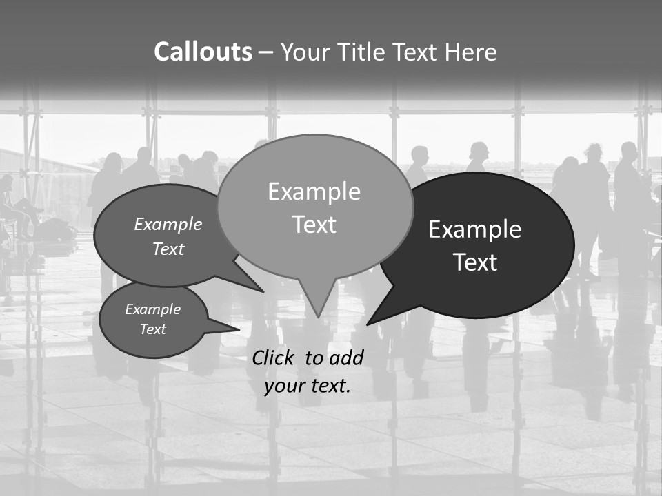 Urban Building Square PowerPoint Template