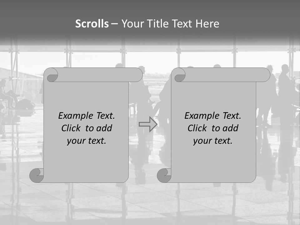 Urban Building Square PowerPoint Template