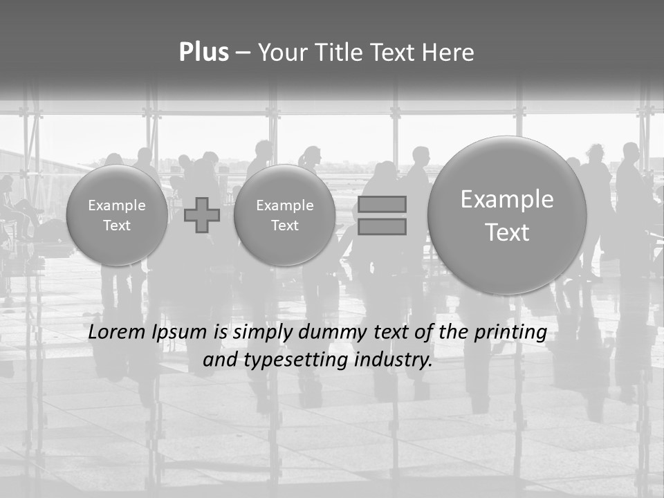 Urban Building Square PowerPoint Template