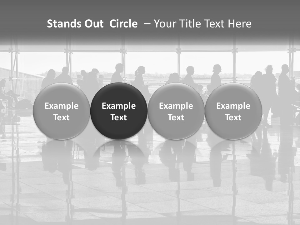 Urban Building Square PowerPoint Template