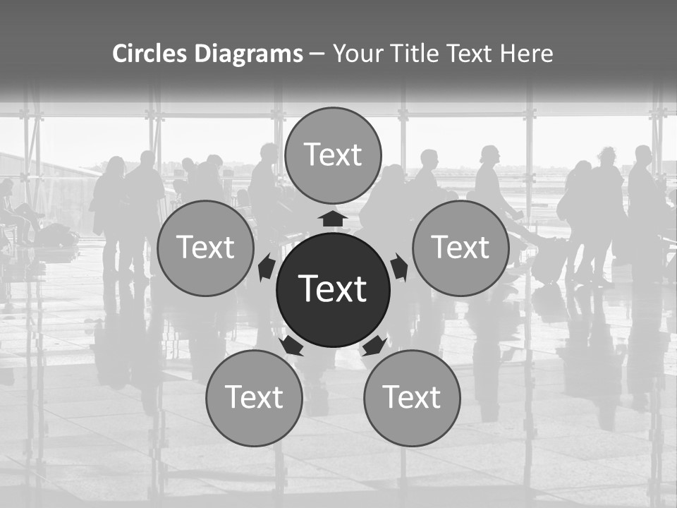 Urban Building Square PowerPoint Template