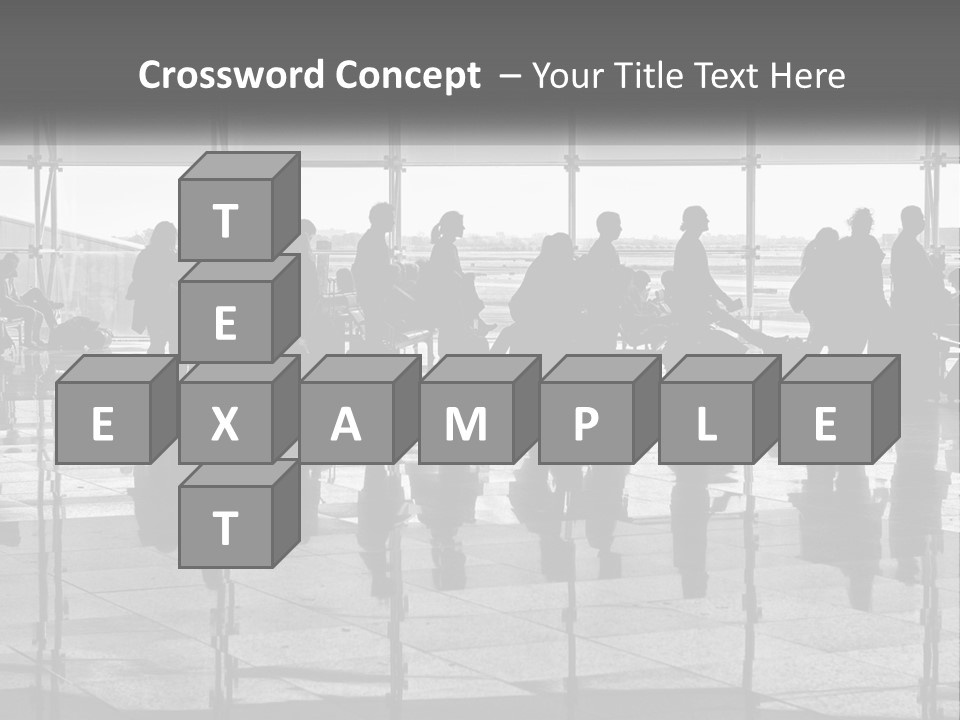 Urban Building Square PowerPoint Template