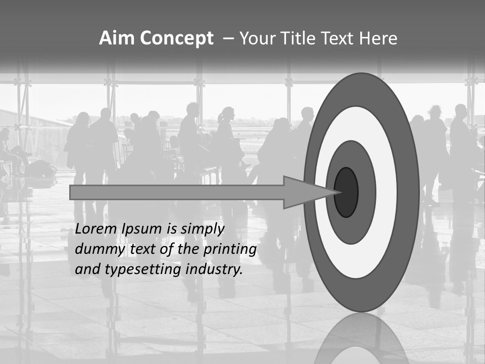 Urban Building Square PowerPoint Template