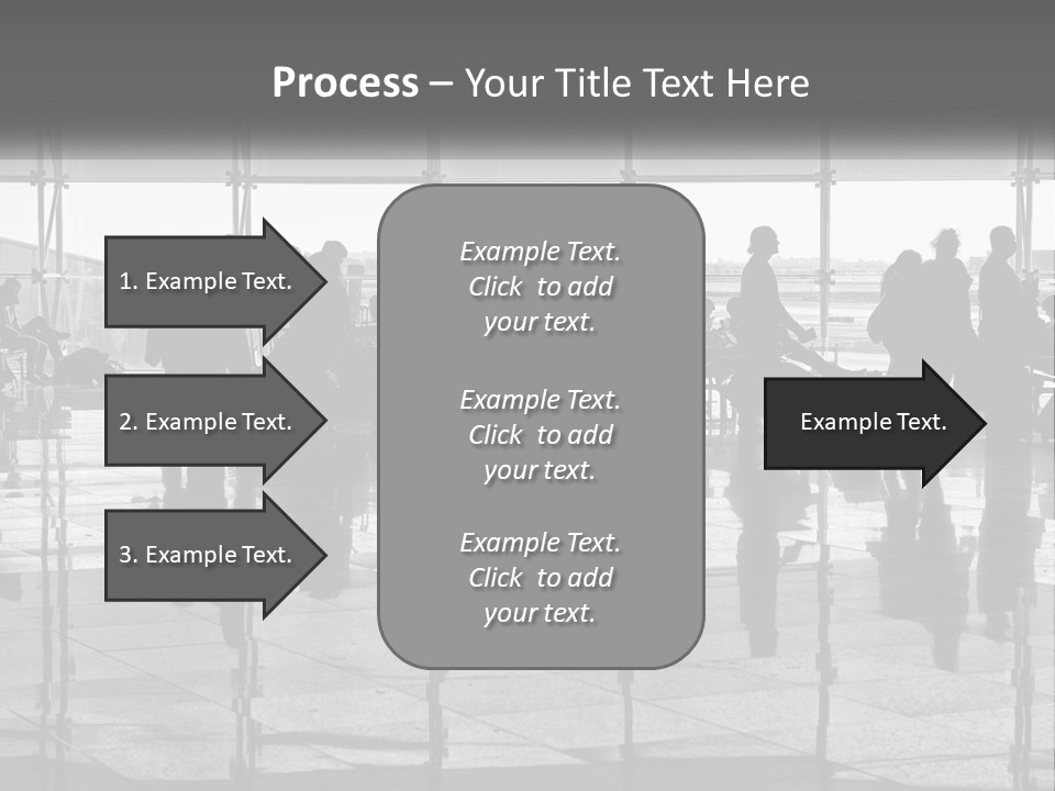 Urban Building Square PowerPoint Template