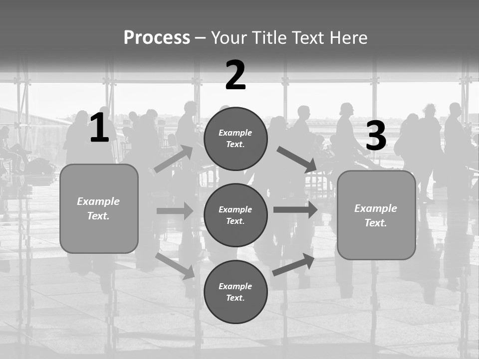 Urban Building Square PowerPoint Template