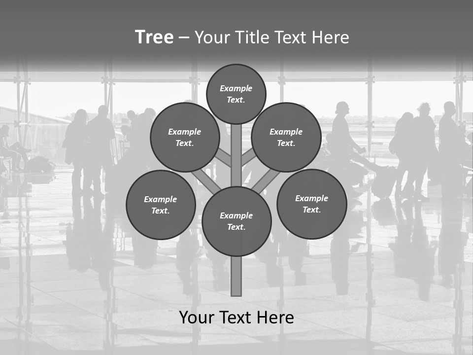 Urban Building Square PowerPoint Template