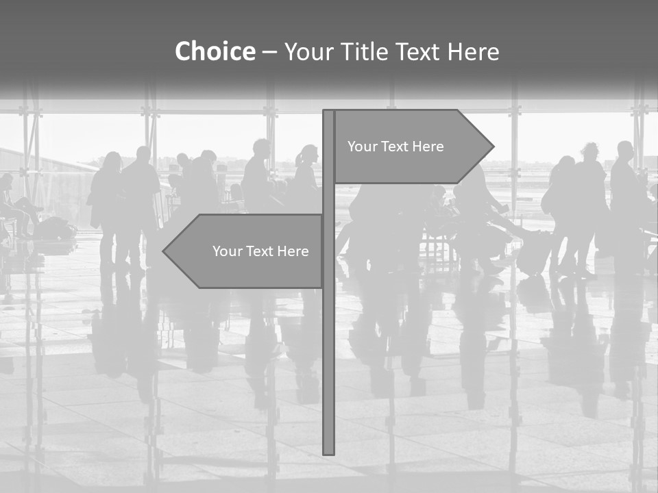 Urban Building Square PowerPoint Template