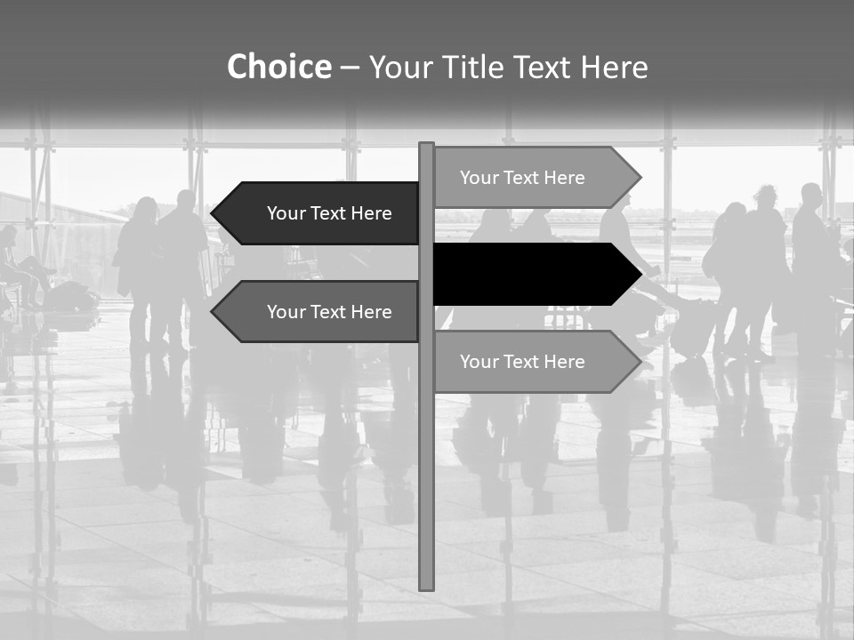 Urban Building Square PowerPoint Template