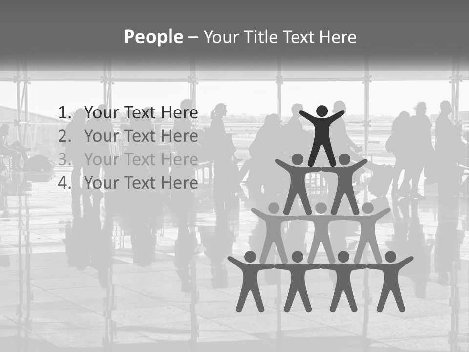 Urban Building Square PowerPoint Template