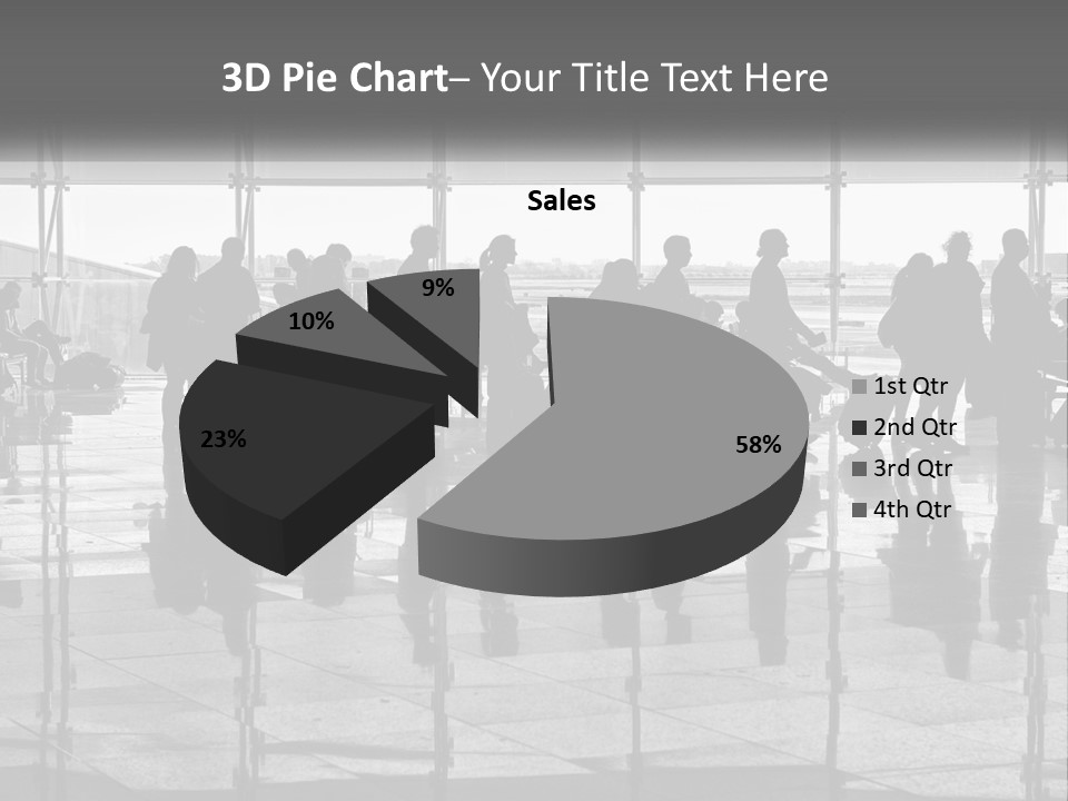 Urban Building Square PowerPoint Template
