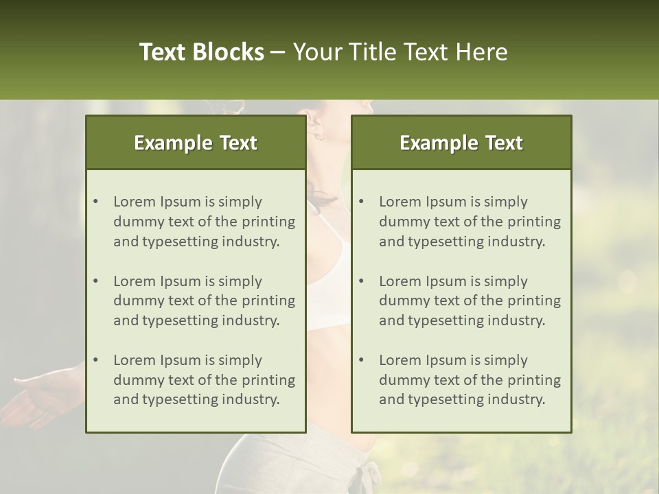 House Structure Cityscape PowerPoint Template